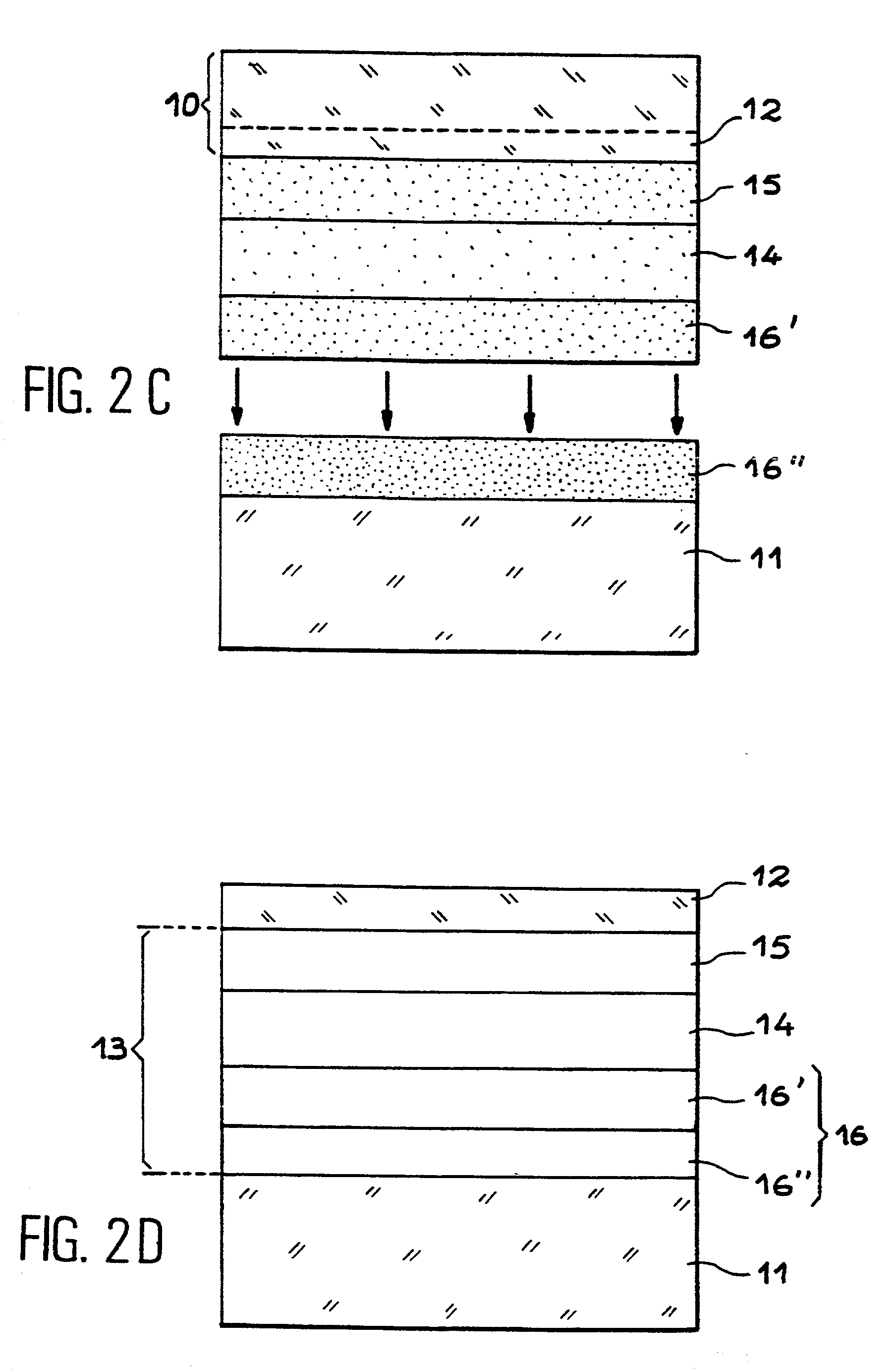 Thin layer semi-conductor structure comprising a heat distribution layer