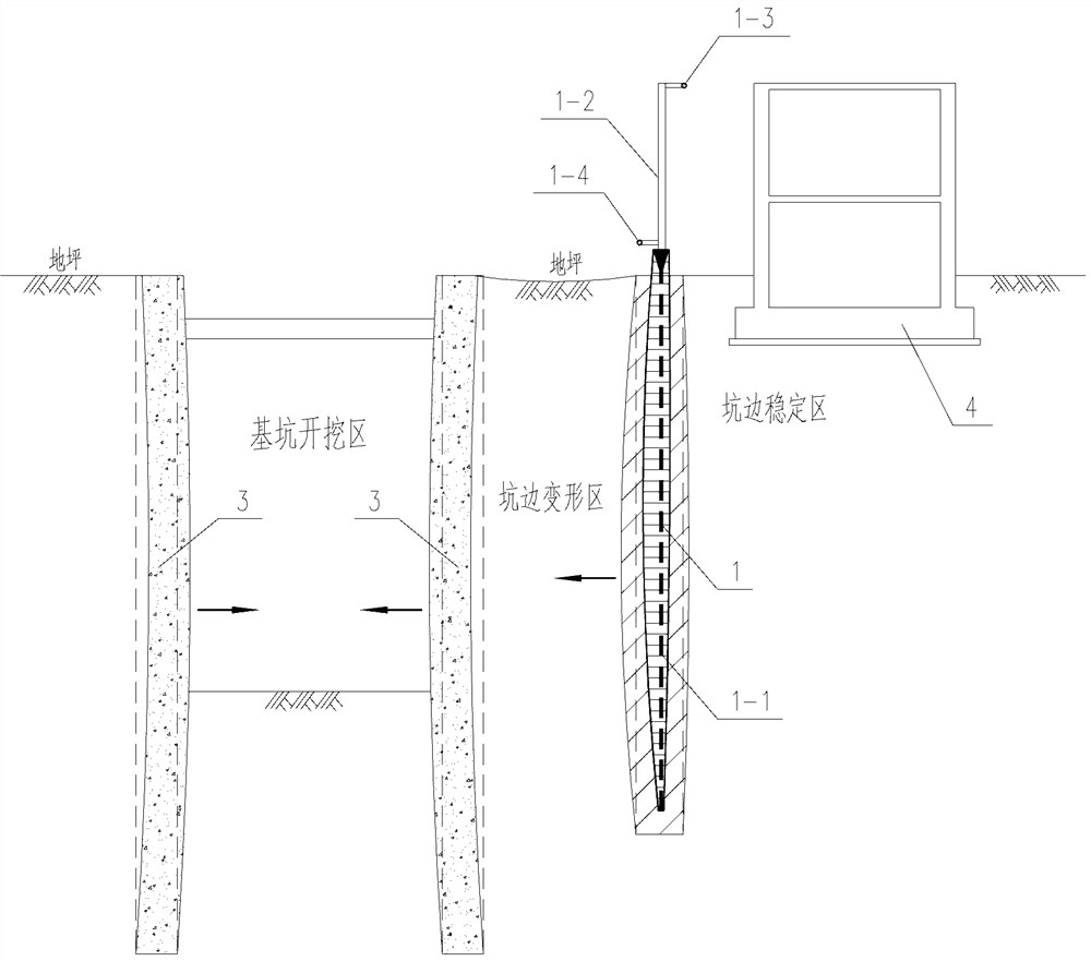 Construction method for compensating foundation pit deformation by using hydraulic side expansion steel sheet piles