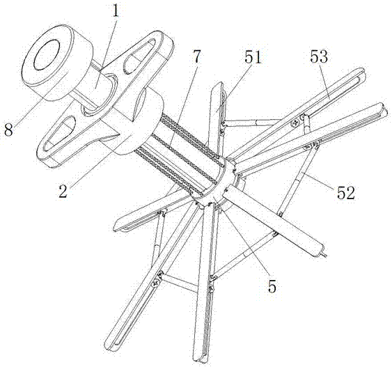 Tractive opening device for abdominal cavity walls