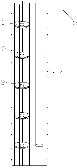 Fallable type in-hole instrument positioning and embedding device