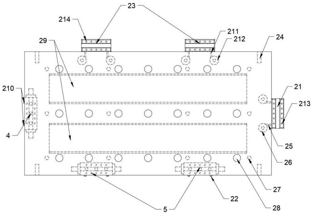 An offshore liftable pontoon equipped with auxiliary docking and anti-rolling devices