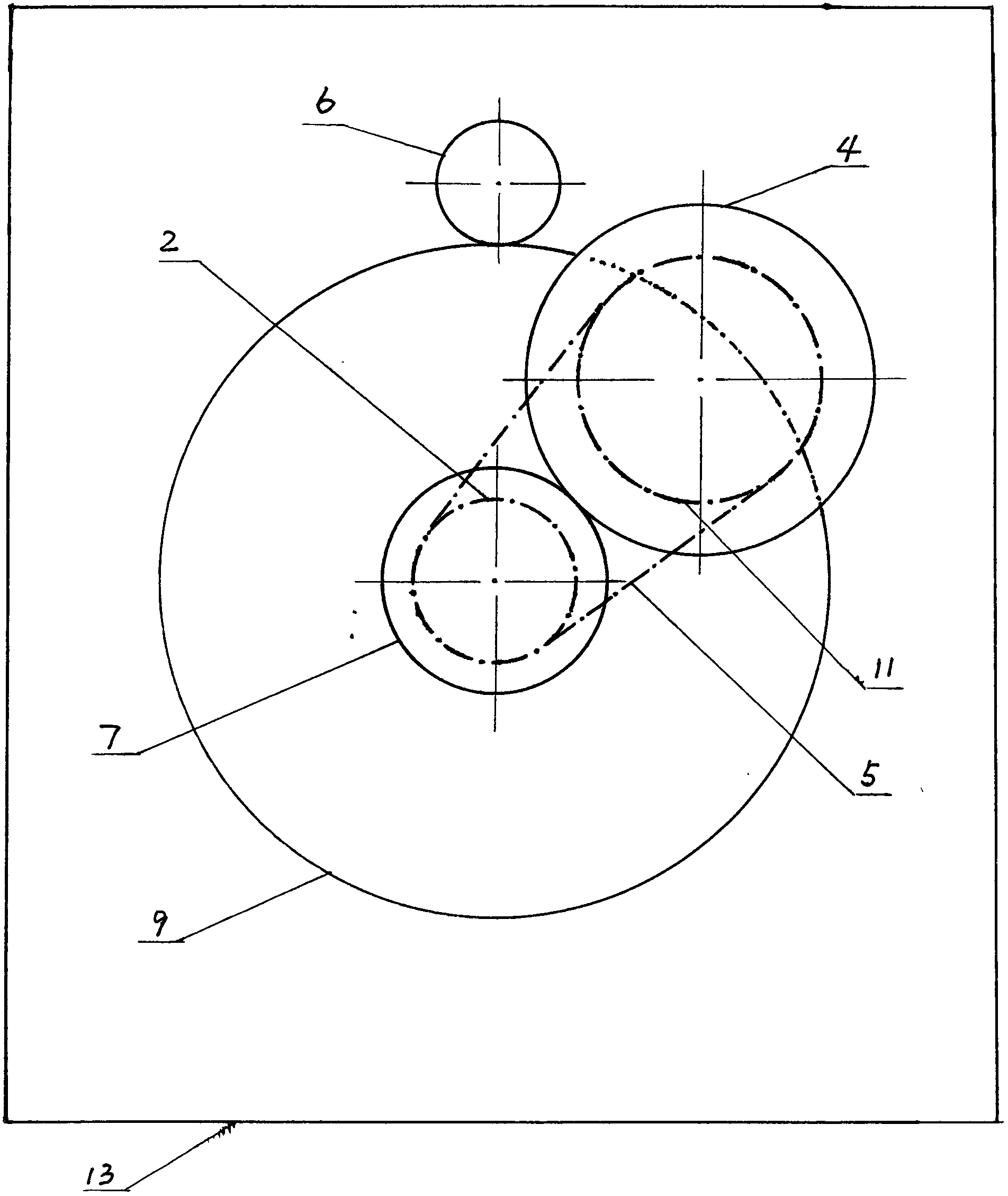 Mechanical transmission device capable of simultaneously increasing power and speed