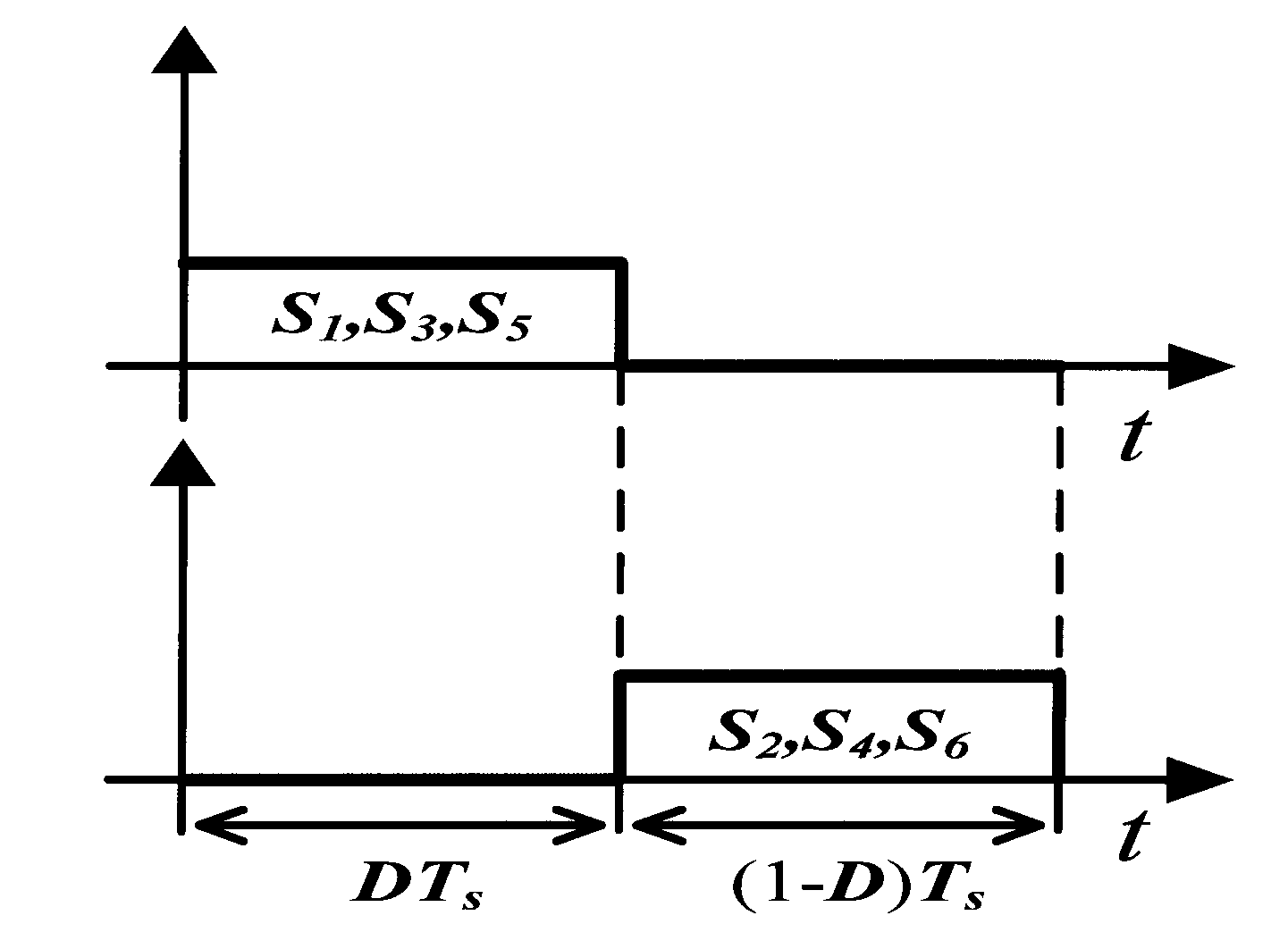 Realization method of fixed transformation ratio switching capacitor AC/AC (Alternating Current/Alternating Current) converter