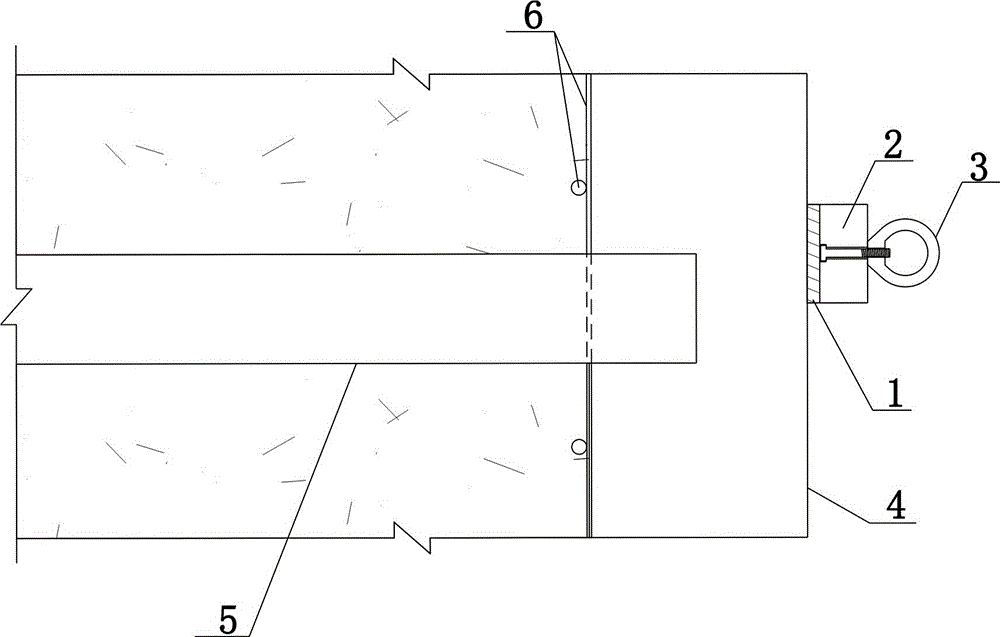 Concrete embedded part finding device and method