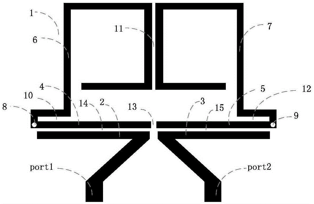 A Planar Bandpass Filter Based on Cascaded Four Resonators