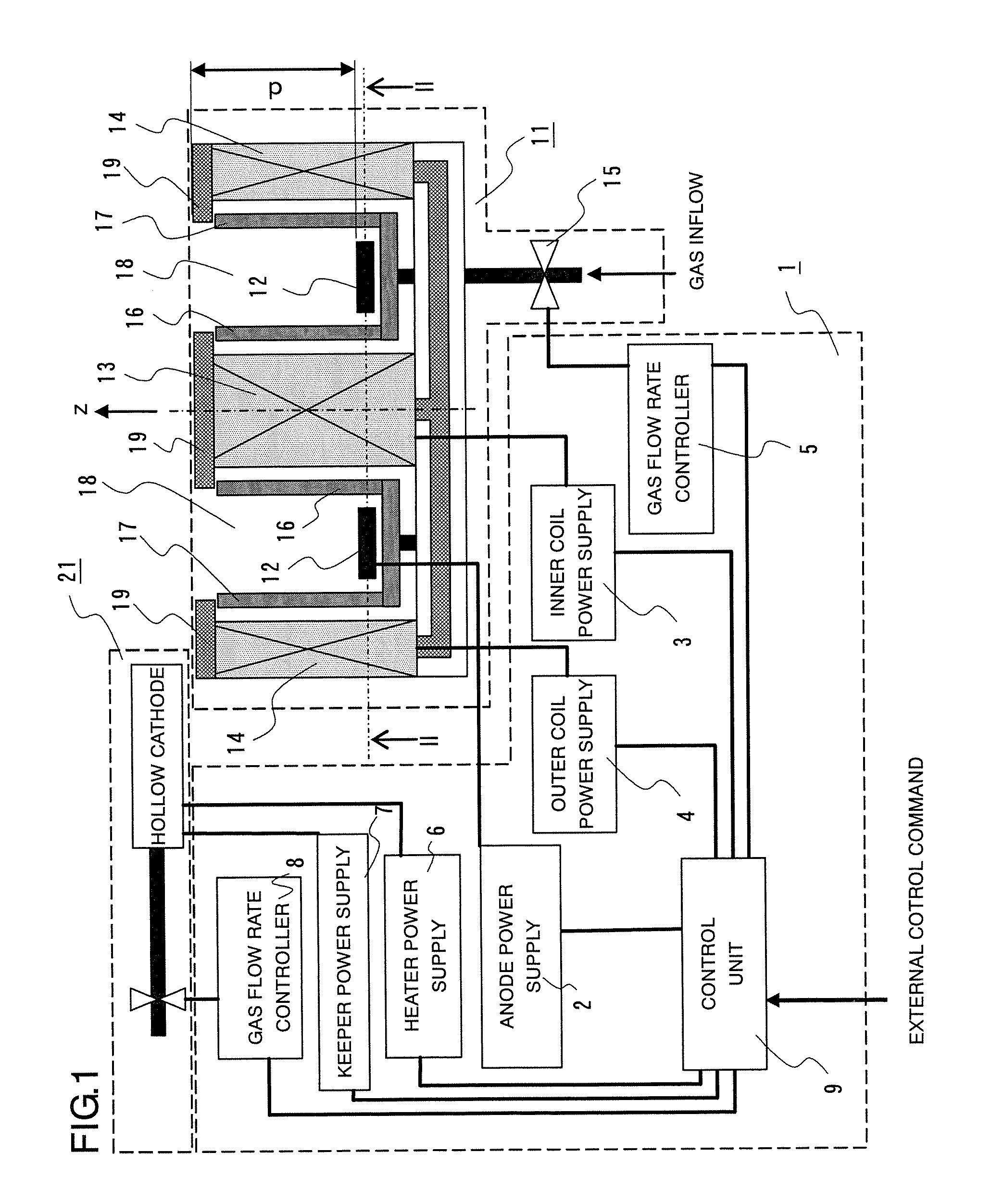 Power supply apparatus for ion accelerator