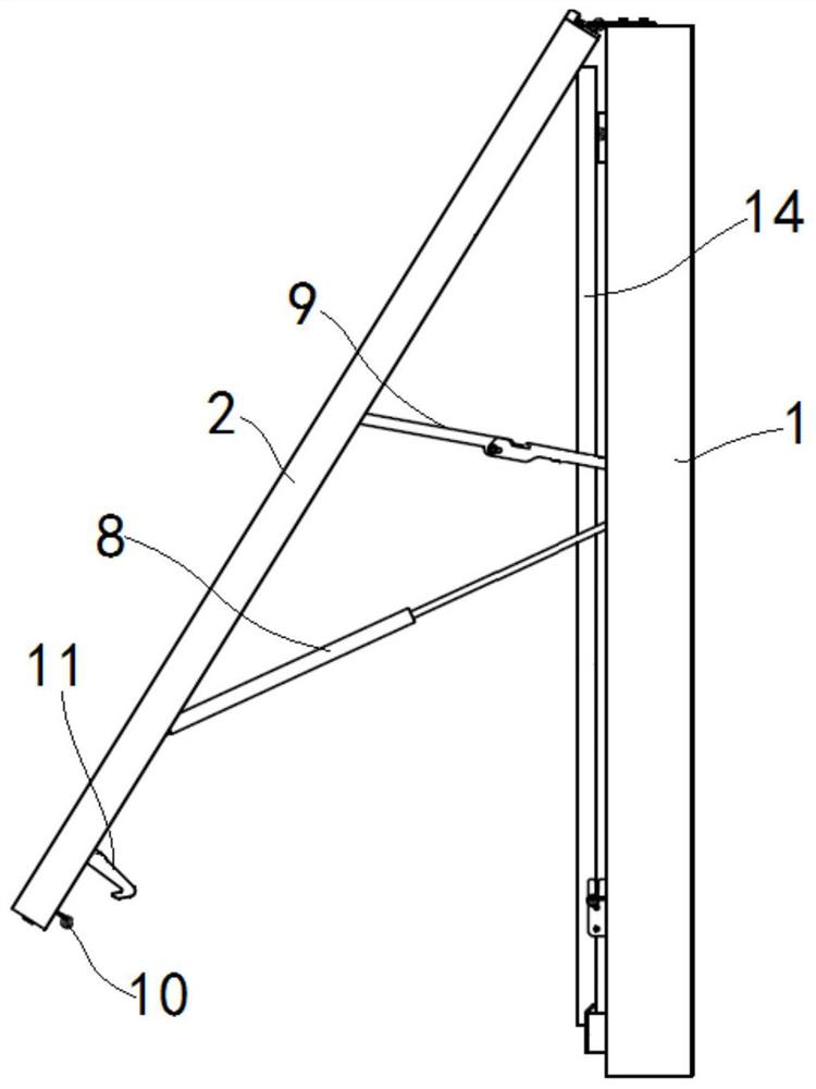 Outer frame of advertising lamp box