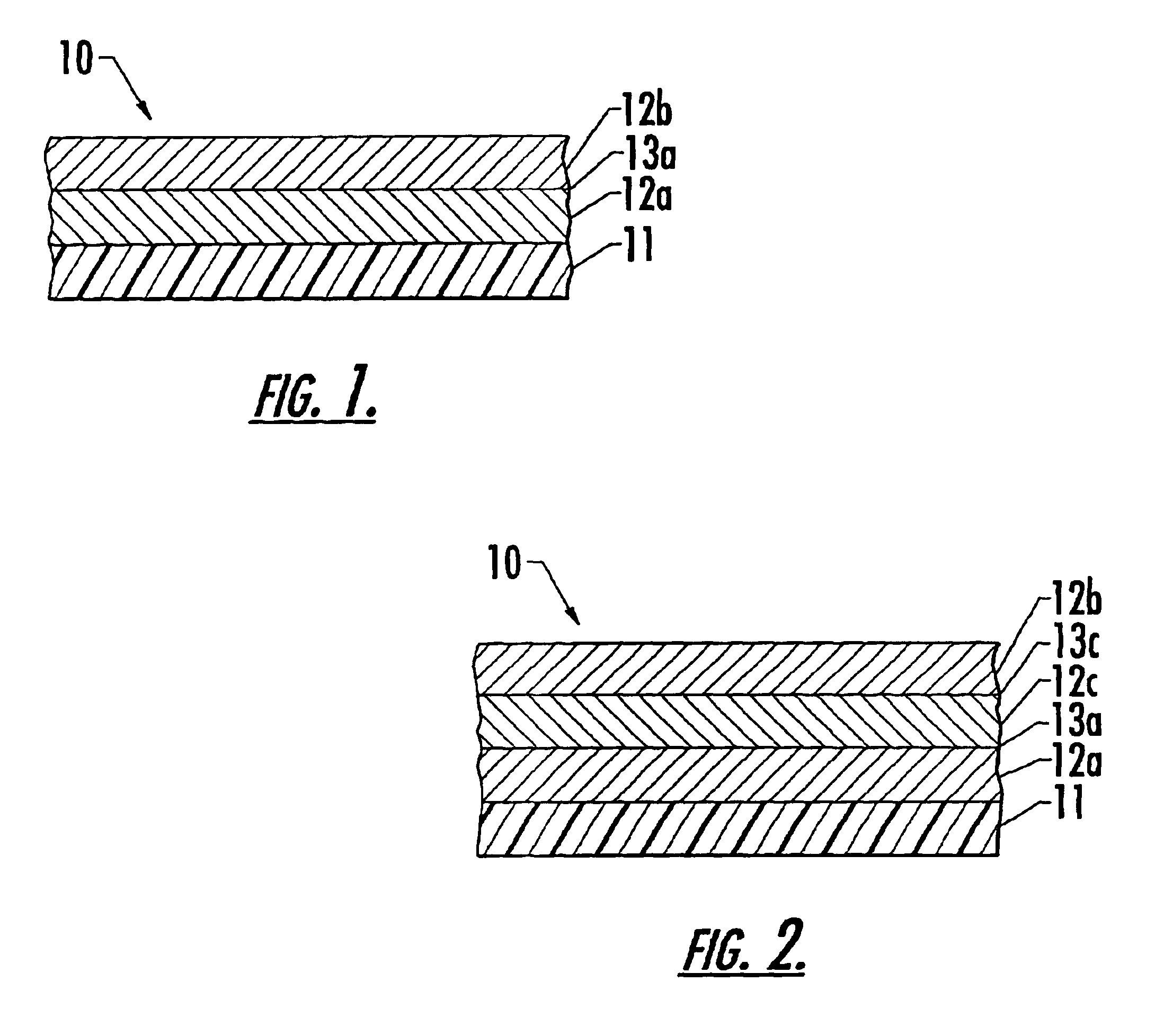 Formable bright film having discontinuous metallic layers