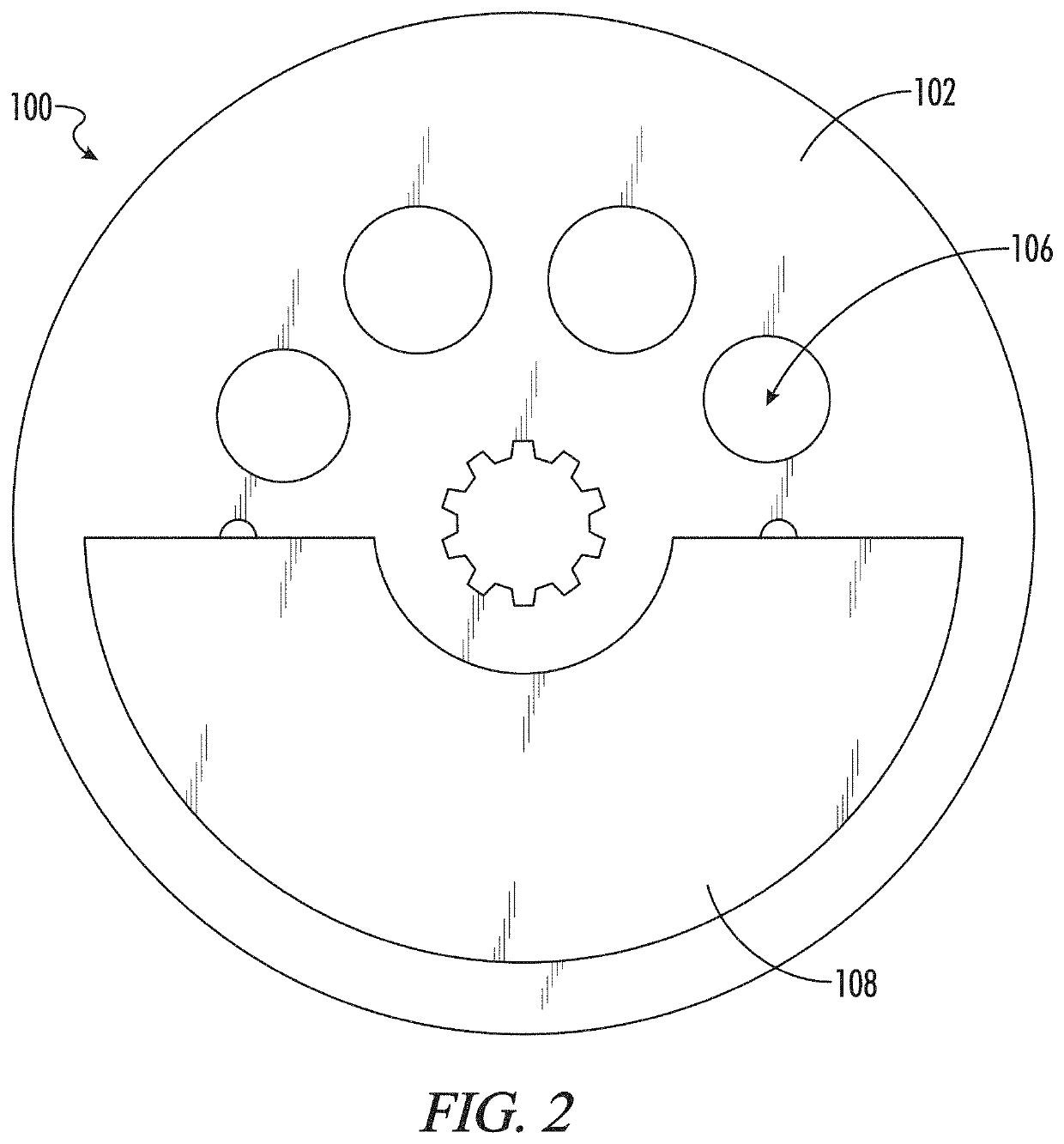 Engine counterbalanced by unbalanced crankshaft mounted accessory