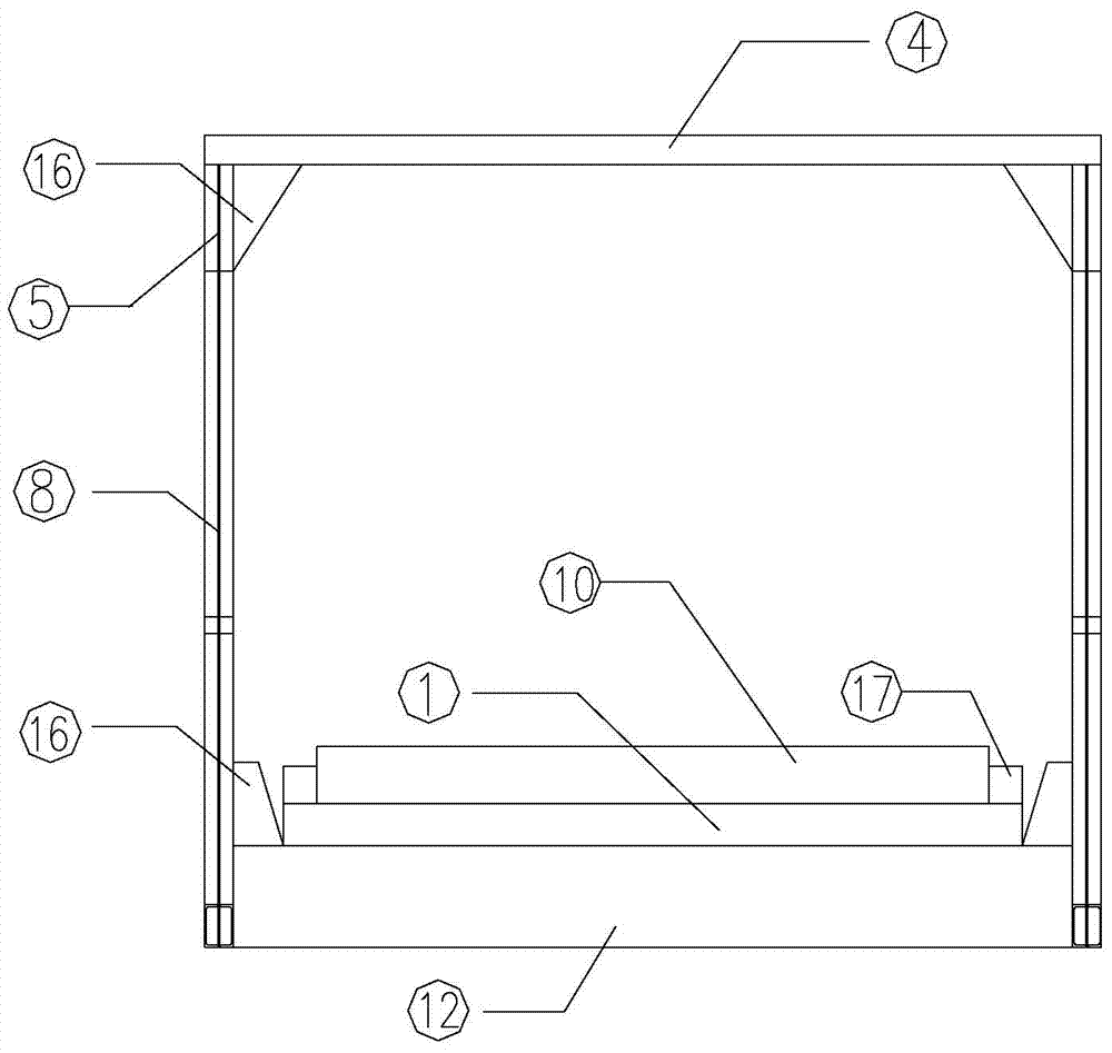 High-pile wharf bulk cargo self-unloading platform