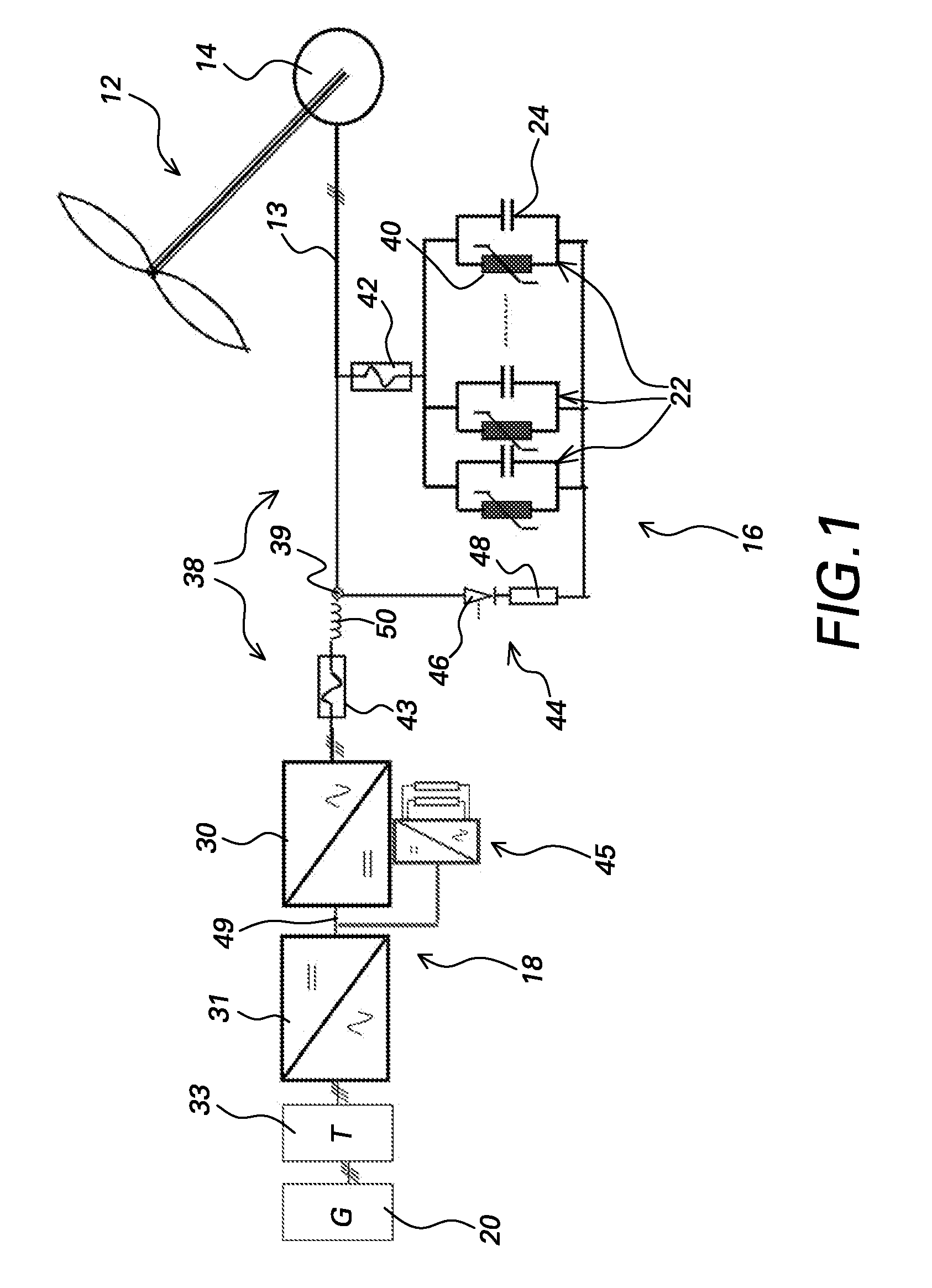 Electric power generation with magnetically geared machine