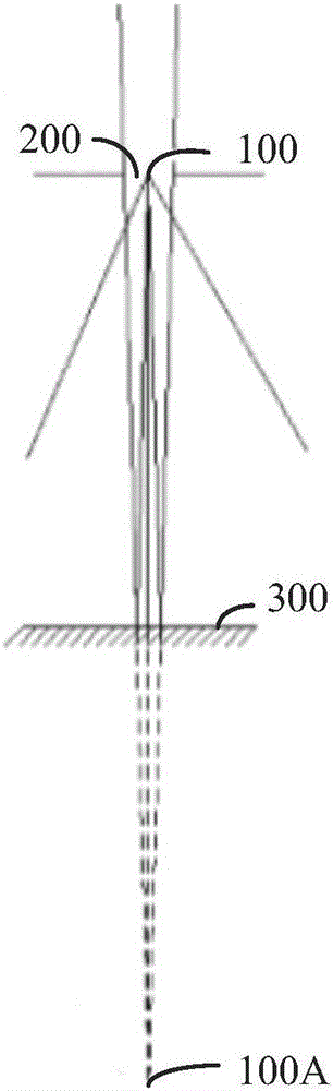 Detection system for long-range optical surface profile