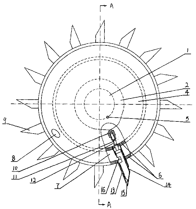 Steering wheel type cavitation seeder