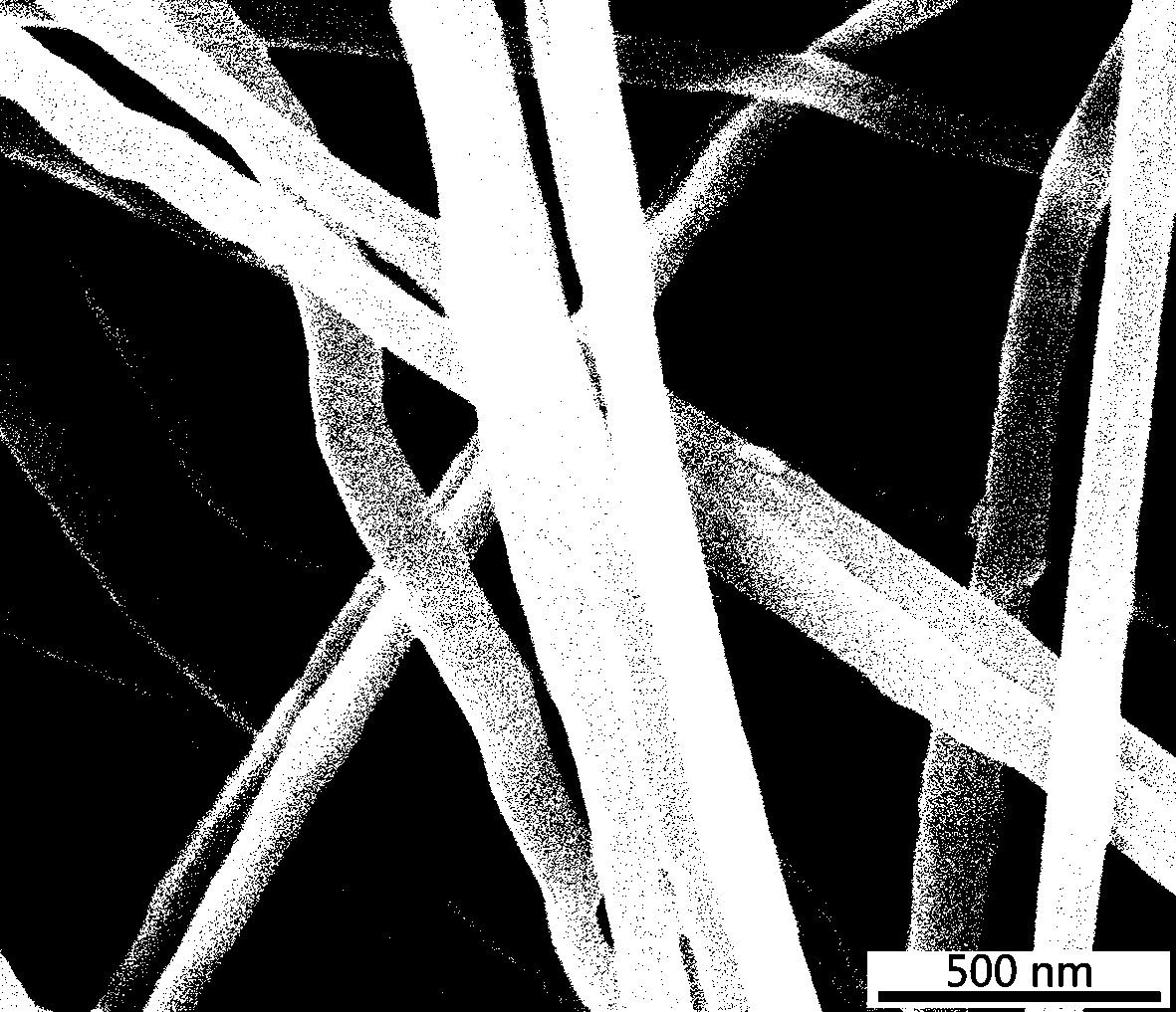 ZnFe2O4 nitrogen-doped nanometer fiber composite electrode material and preparation method thereof