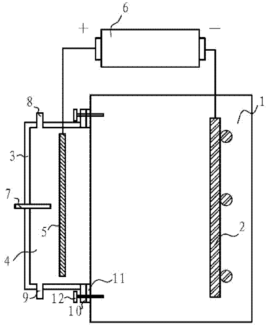 Device and method for repairing concrete structure damaged by salt through two-step process