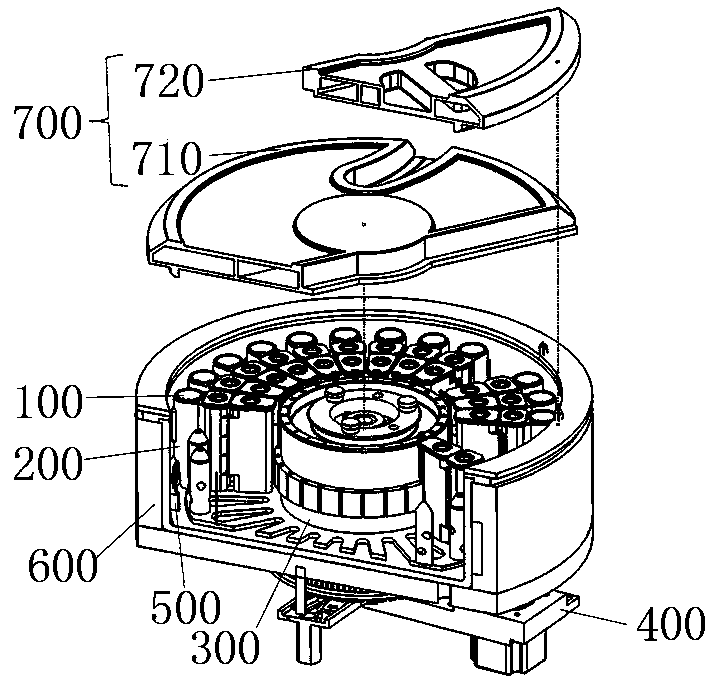 A kind of reagent mixing device and method