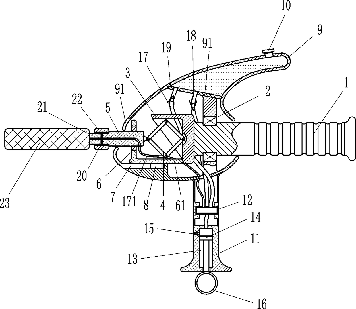 Dirt cleaning device for hole mold of mold