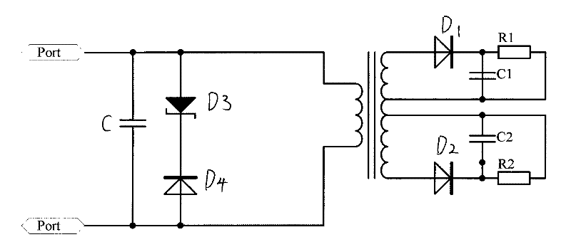 Single-ended fly-back switching power supply