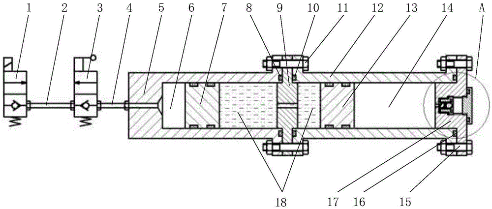 Deep ocean water pressure-retention sampling device based on controllable one-way valve cascaded structure
