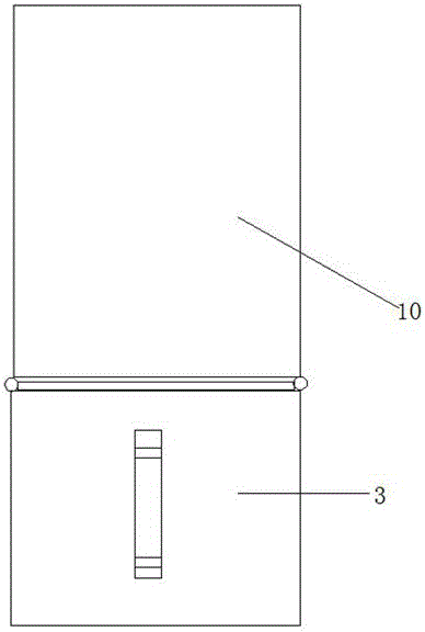 Microwave heating box device for microwave drying device