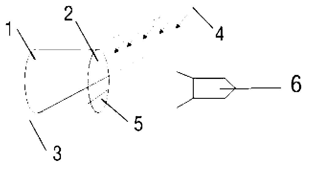 Silicon carbide monocrystal cutting line positioning method