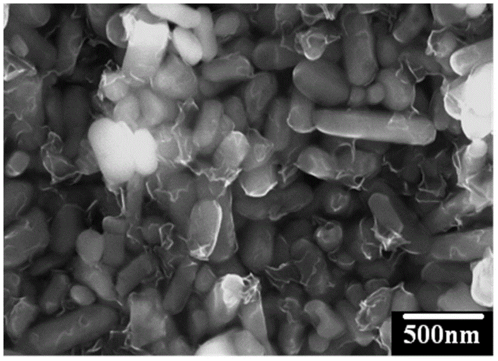 A kind of graphene composite electrode material and solid-phase catalytic preparation method thereof