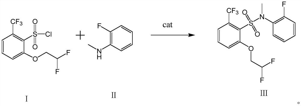 A compound containing hexafluorosulfonamide structure with herbicidal properties and its synthesis method