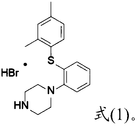 Clean production method of antidepressant drug intermediate