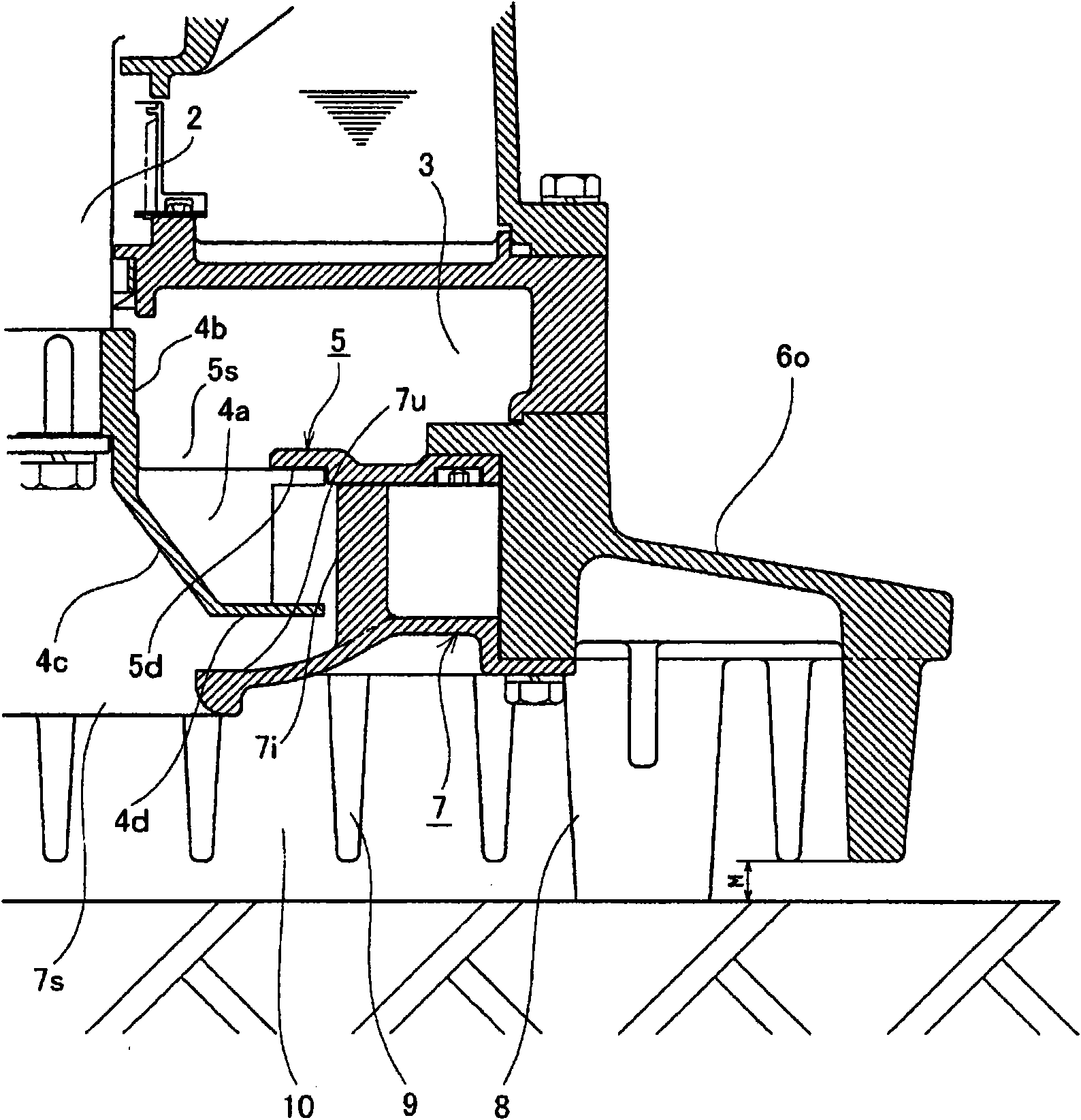 Underwater aeration device