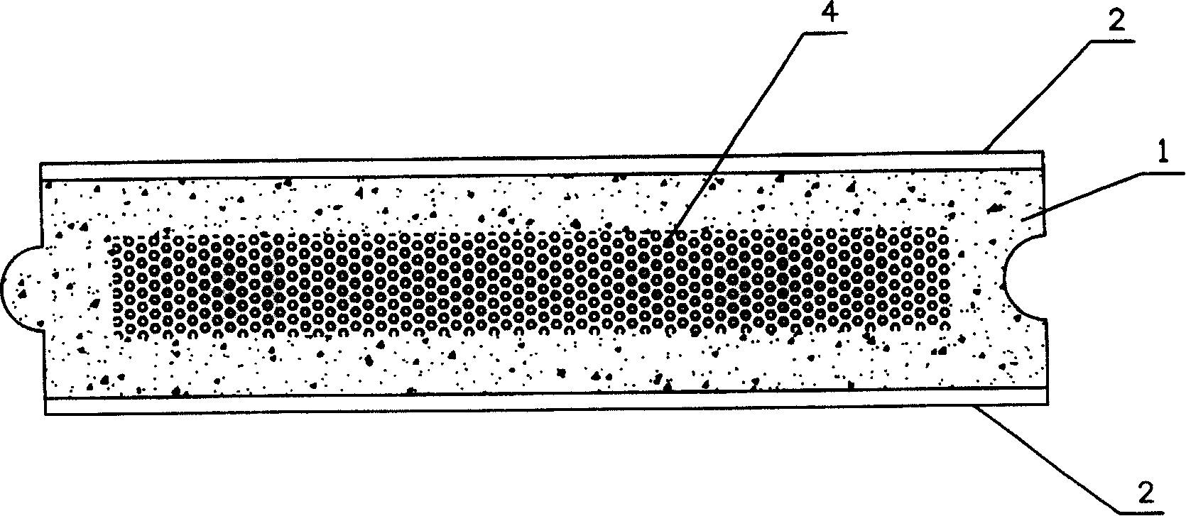 Light compound side fascia and its manufacturing method
