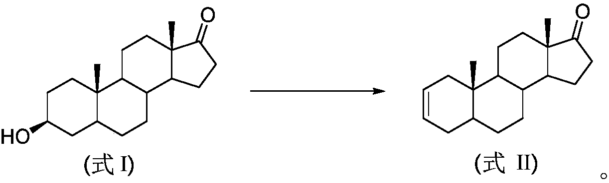 Preparation method of 5 alpha-androstane-2-ethylene-17-ketone