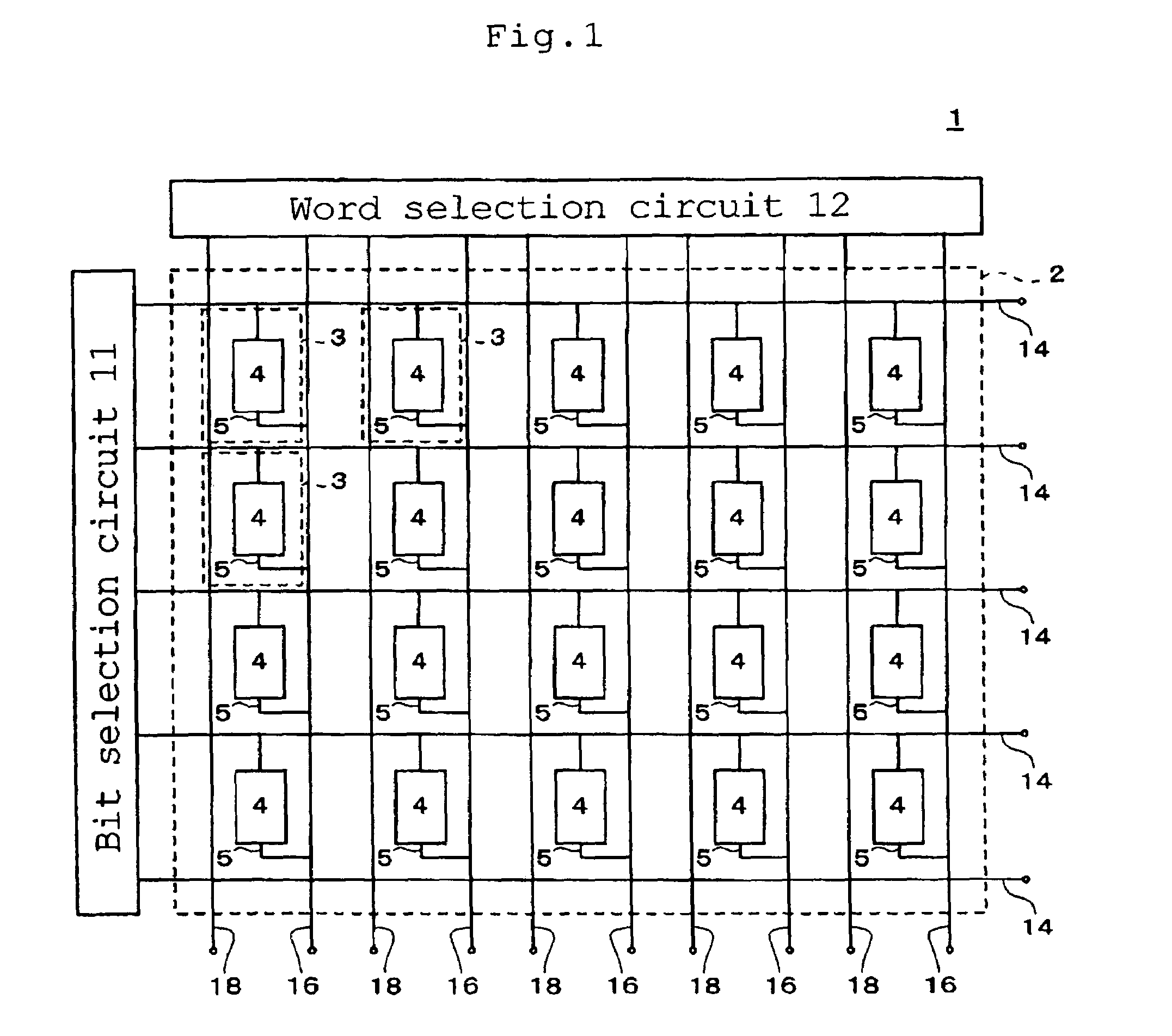 Magnetic memory and method for reading-writing information from-to magnetic storage element