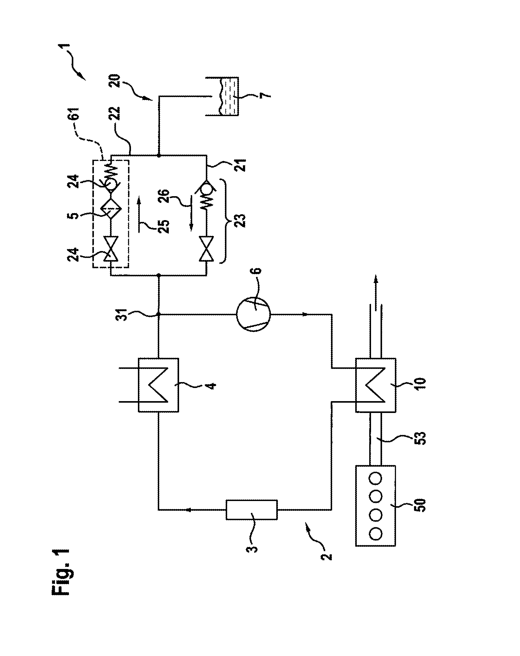 Waste heat utilization arrangement of an internal combustion engine