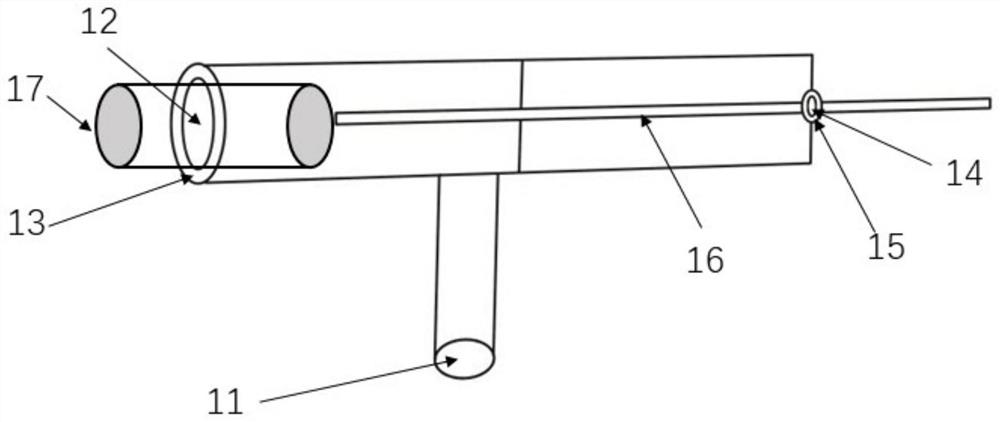 Nozzle temperature measuring device