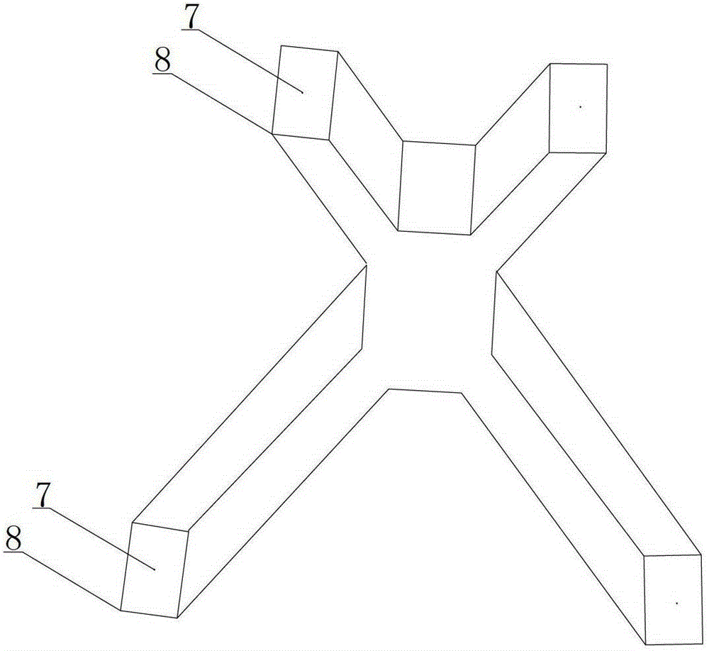 Construction method of x-shaped column of air cooling tower