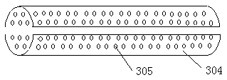 Roundness correction and fixation device for automobile battery cable heat shrink tube