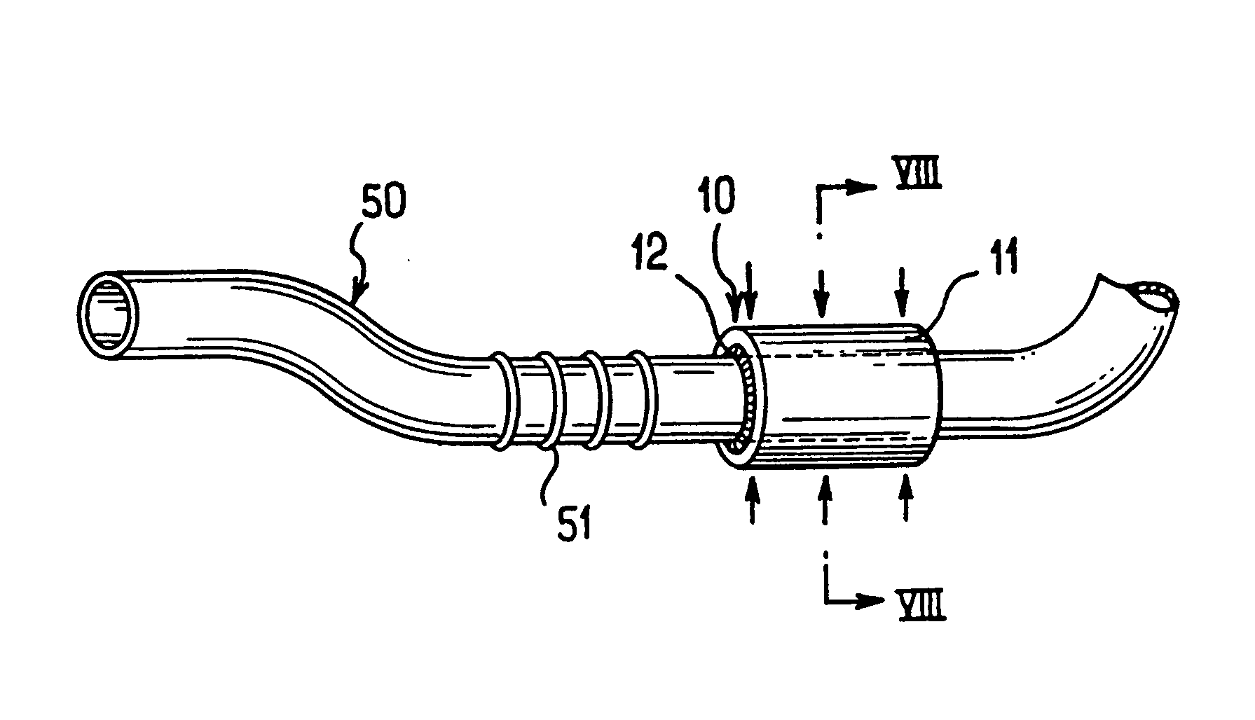 Spacer for putting into place on a tubular element