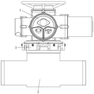 Valve actuator with stable mounting structure