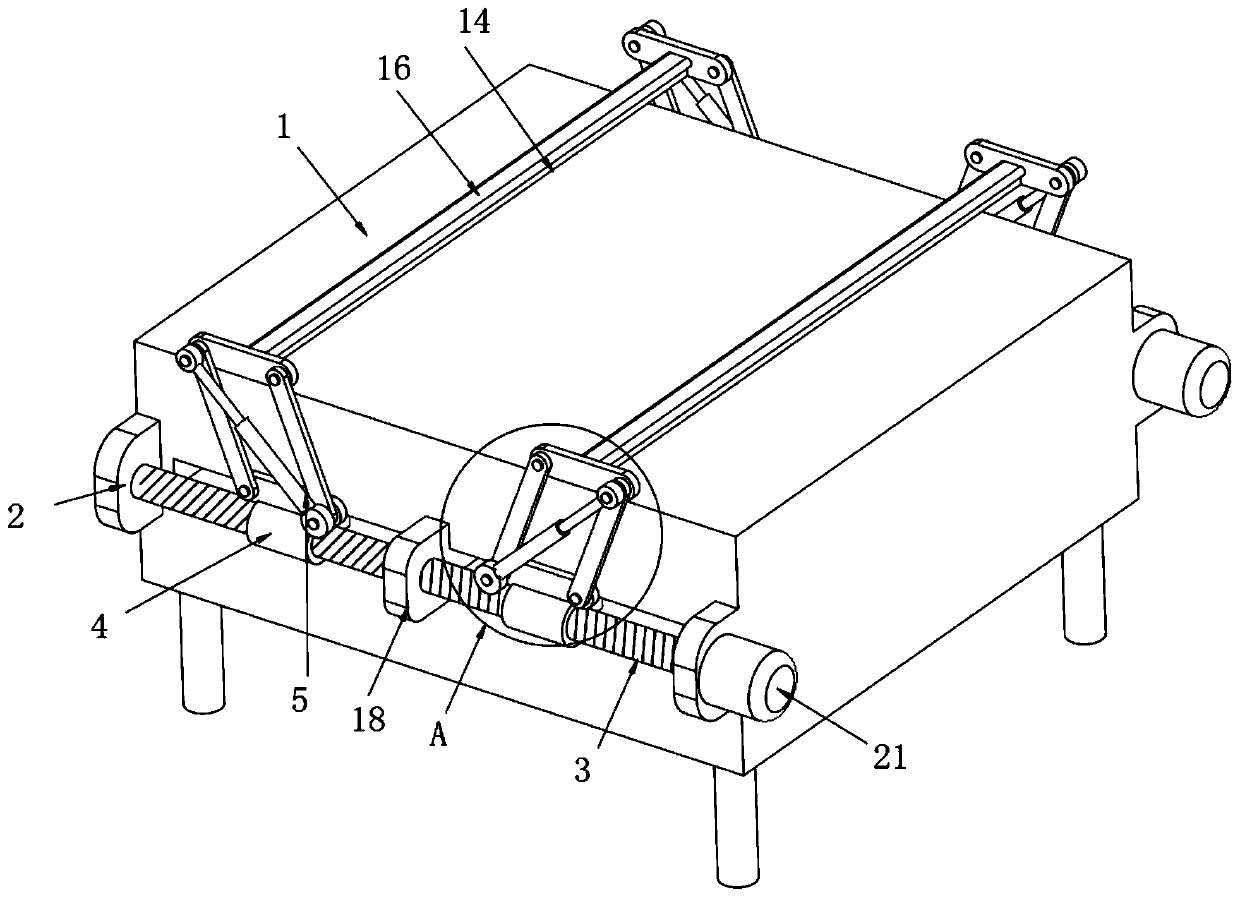 Positioning and clamping device for garment processing
