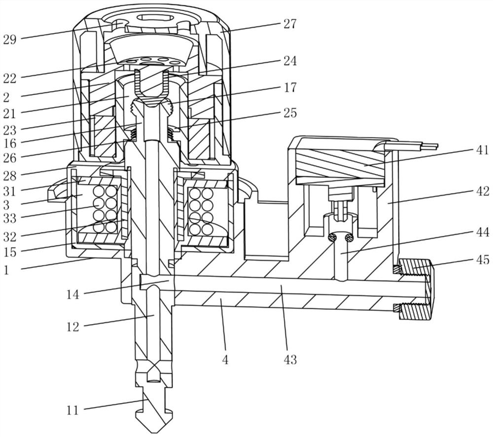 Intelligent electric control pressure electromagnetic valve