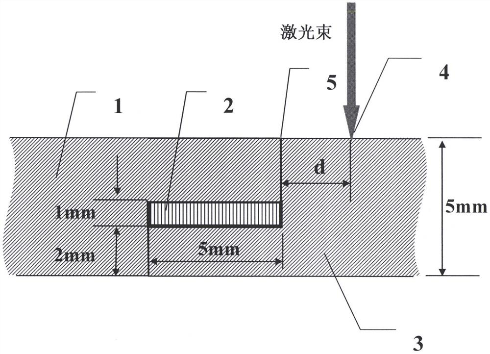 Nickel-based alloy/aluminum alloy or aluminum dissimilar material laser welding method