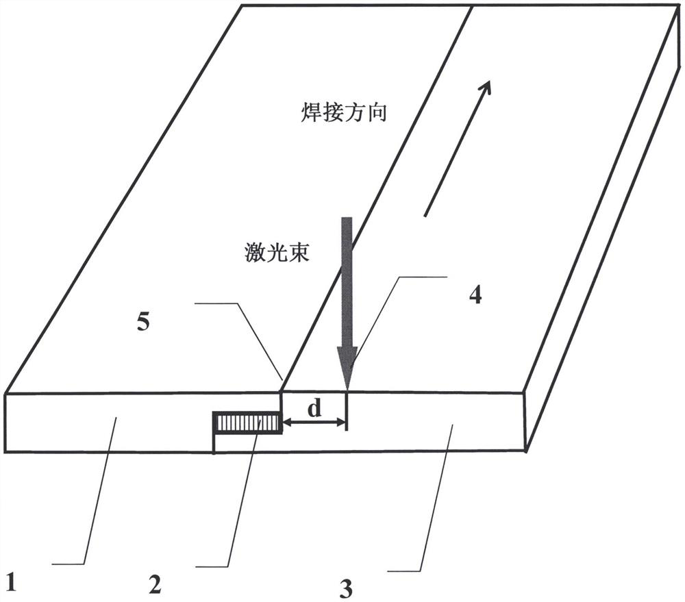 Nickel-based alloy/aluminum alloy or aluminum dissimilar material laser welding method