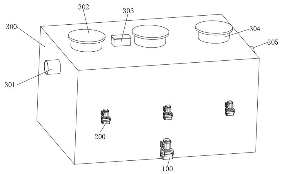 Rural domestic sewage treatment system