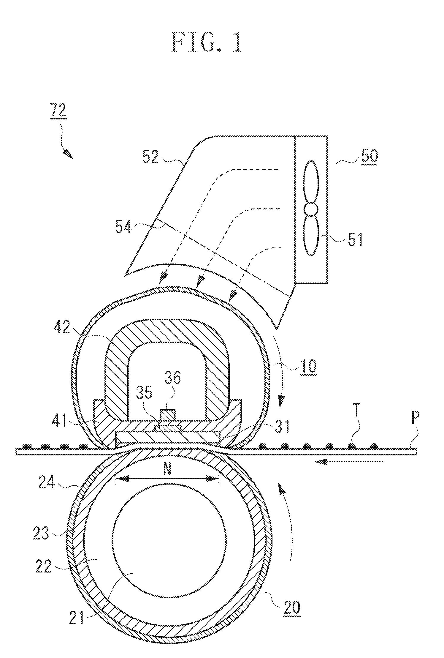 Heat fixing device