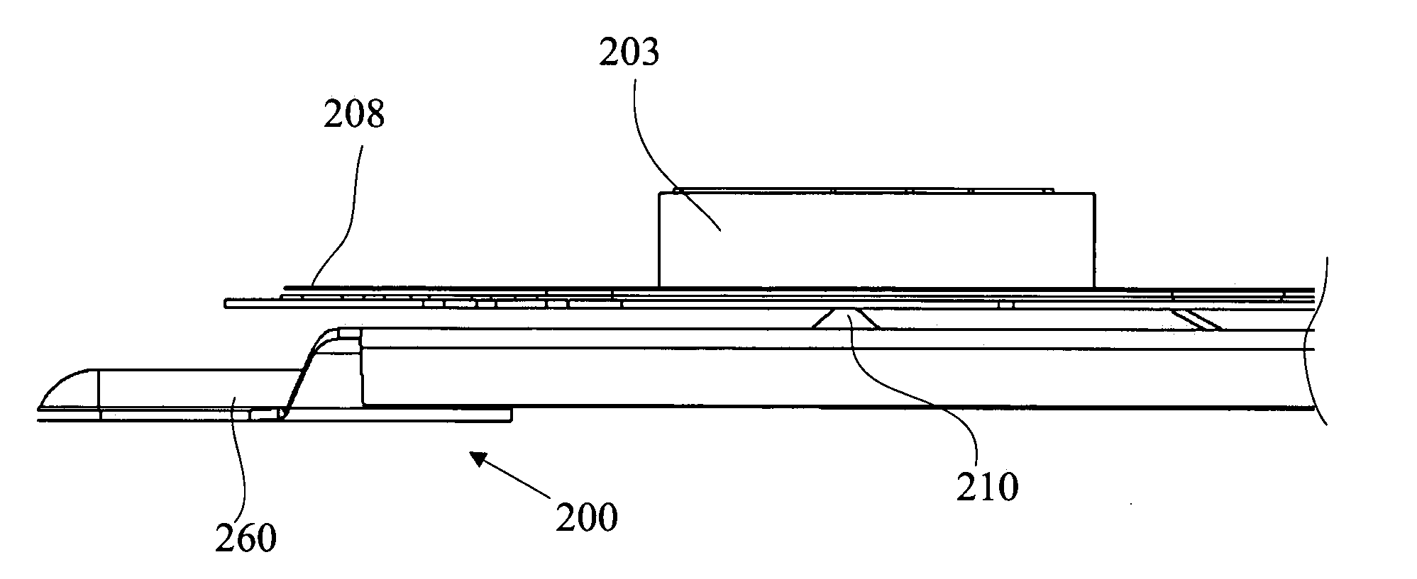 HGA having separate dimple element, disk drive unit with the same, and manufacturing method thereof