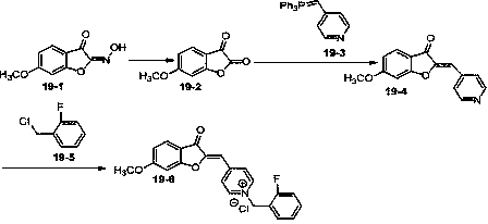 A kind of preparation method and application of benzofuran-2,3-diketoxime derivative