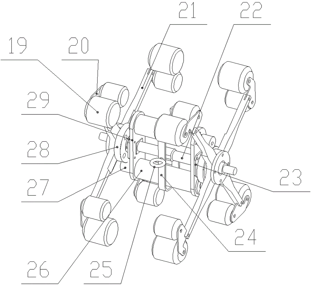 Robot for electrified detection insulator string