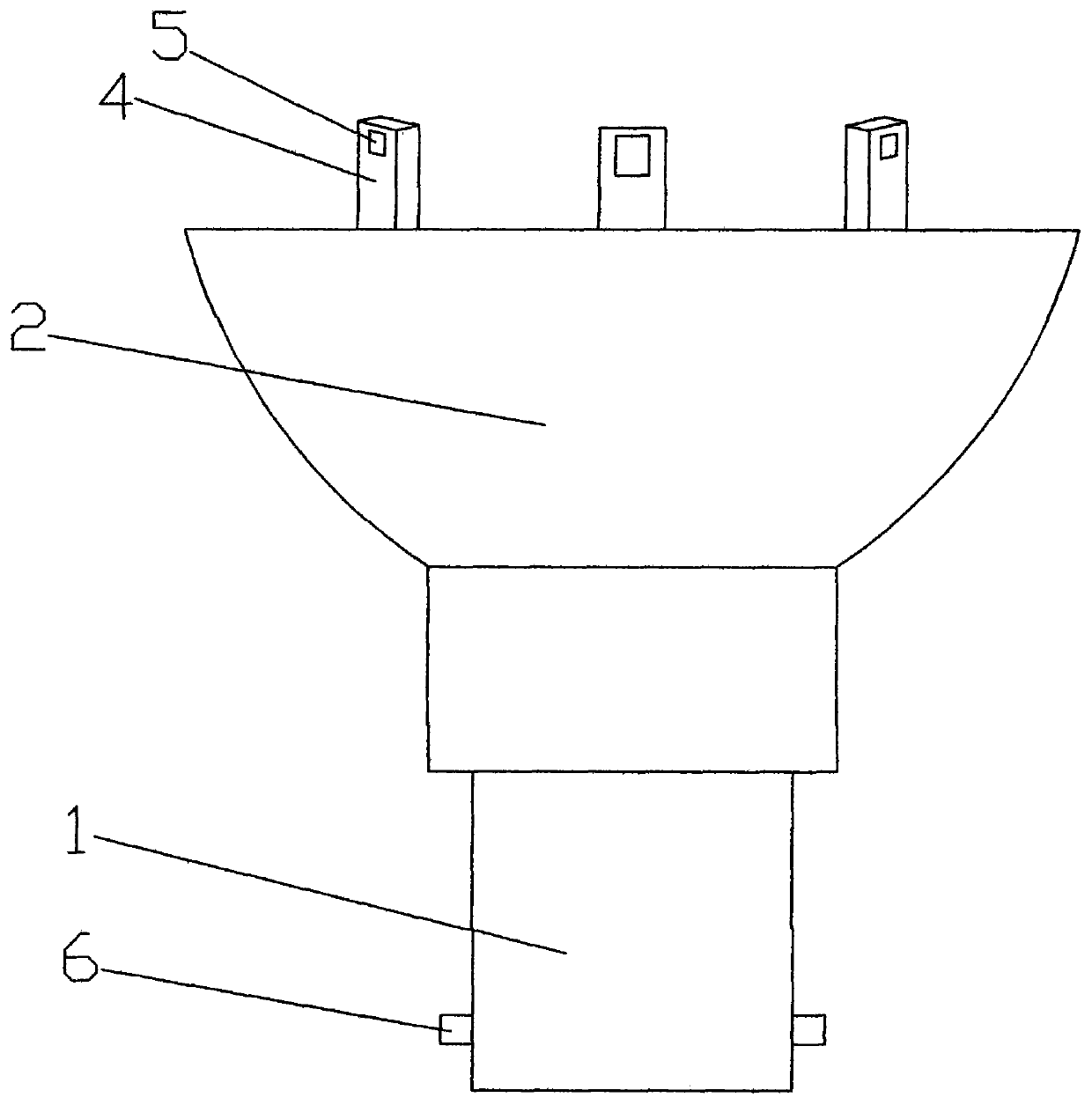 LED lamp capable of emitting light at 360 degrees