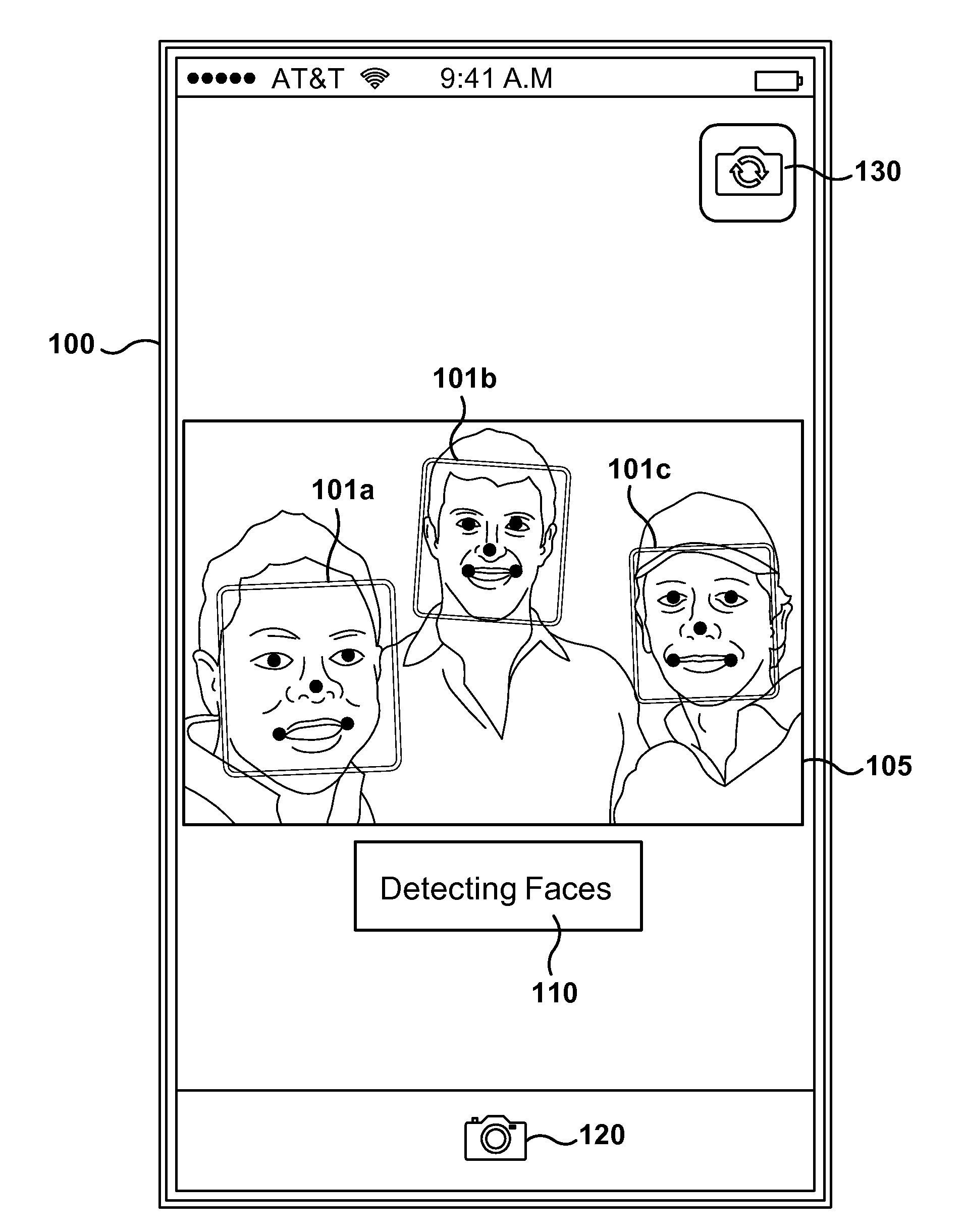 Automatic group formation and group detection through media recognition