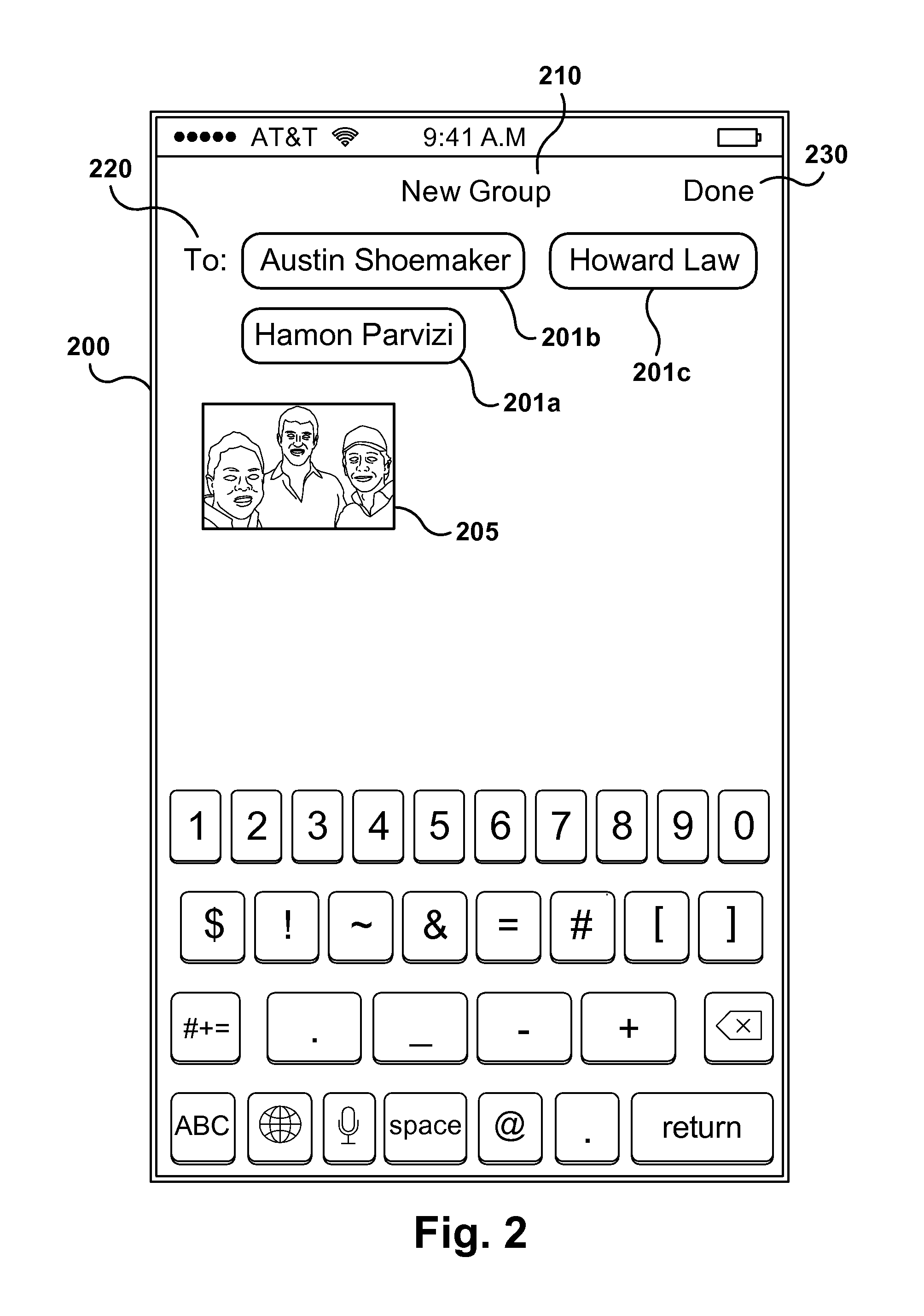 Automatic group formation and group detection through media recognition